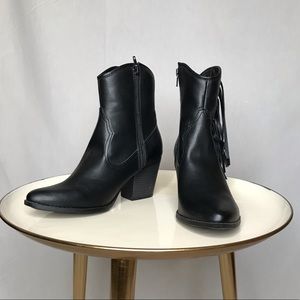 Black Target boots